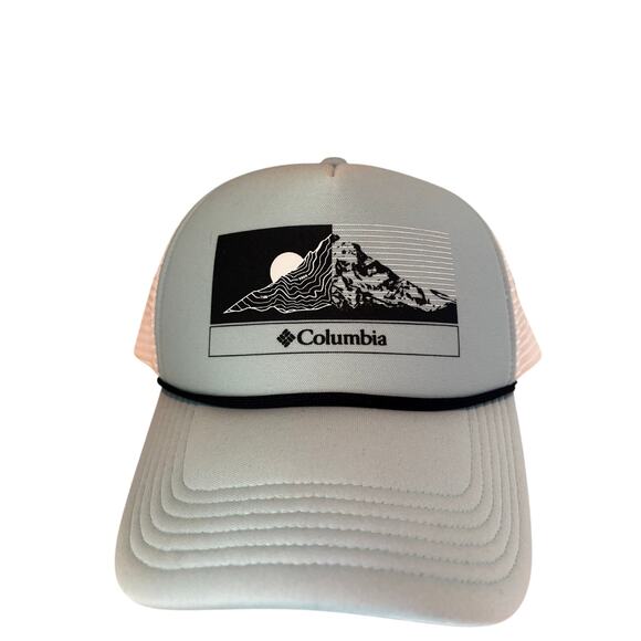 Columbia baby blue trucker hat-NWT woman’s o/s - Picture 1 of 6